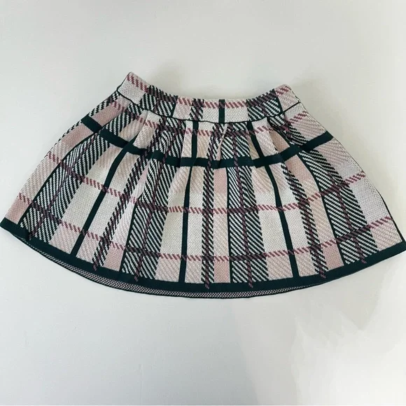 Tommy Bahama Toddler Girl 3 Piece Set- Chenille Sweater, Plaid Skirt & Headband - Picture 7 of 10